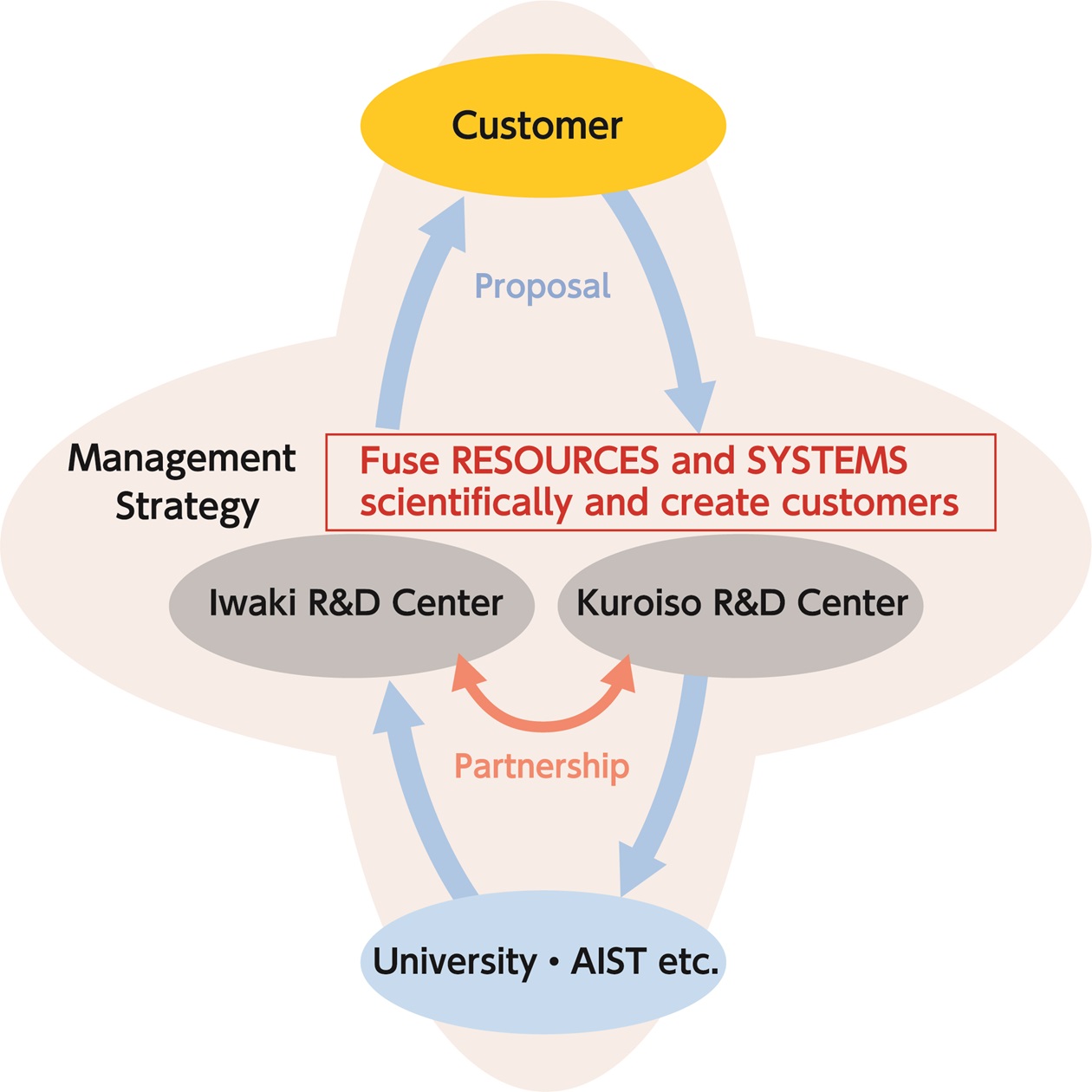 Cooperation system chart