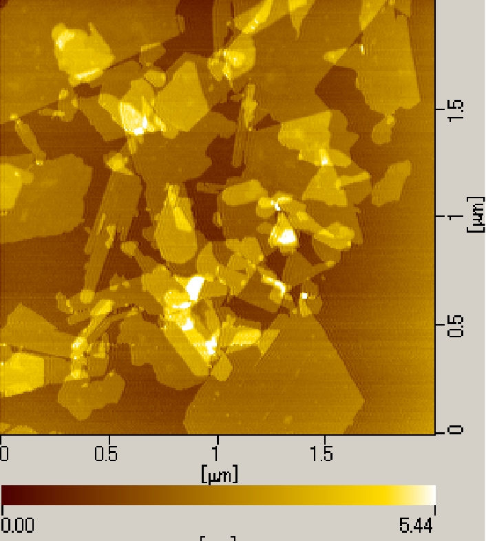 AFM image of Kunipia